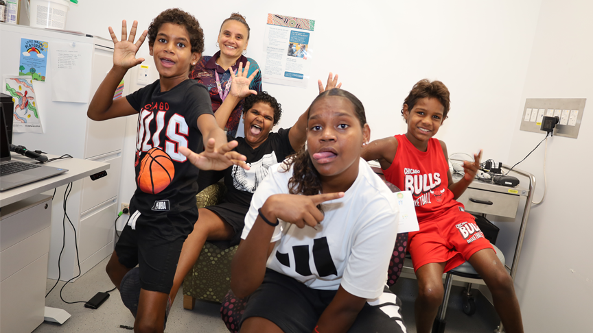 Heads down, thumbs up for school readiness day Metro South Health