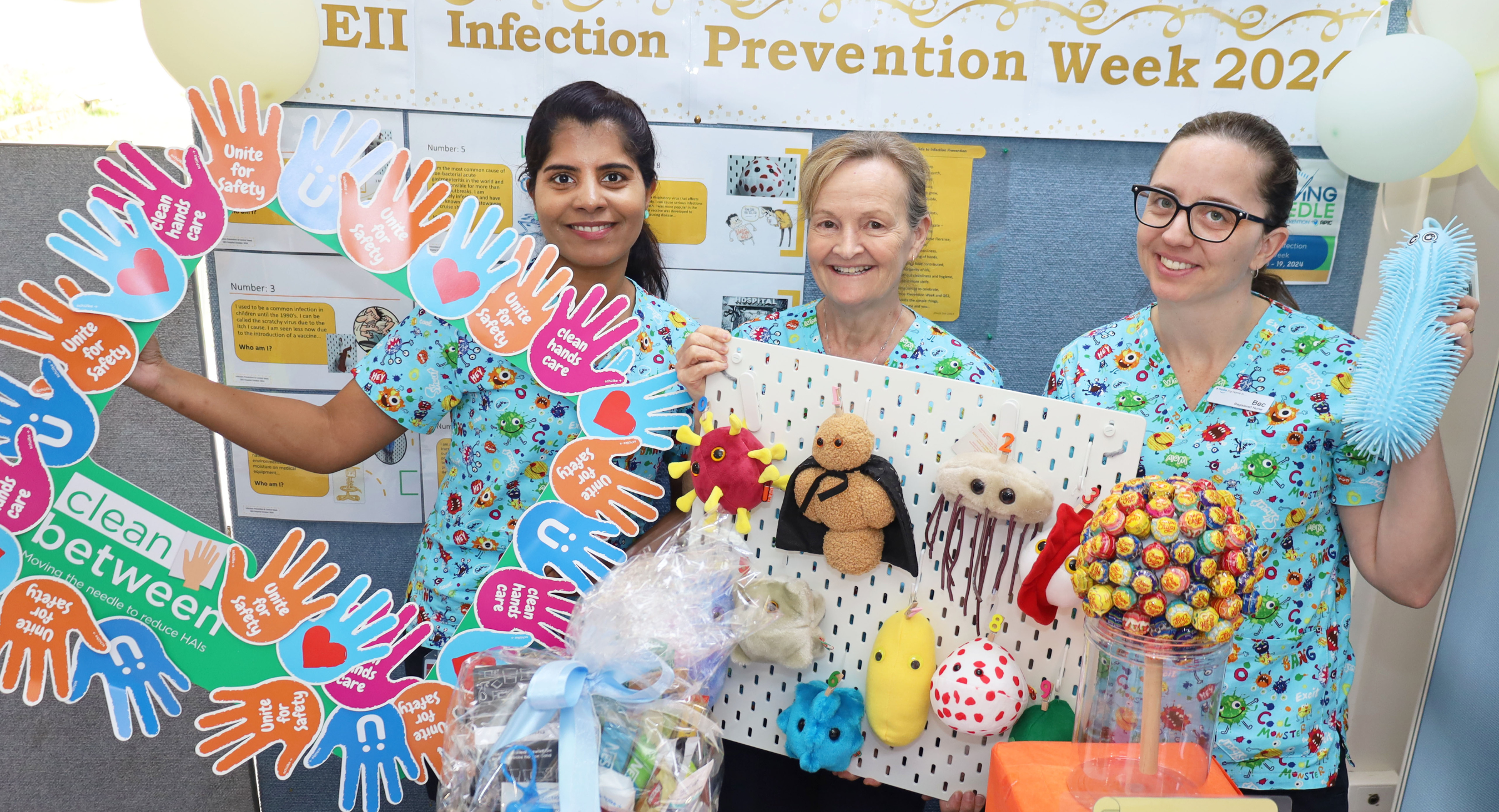 Infection Prevention team at QEII Hospital