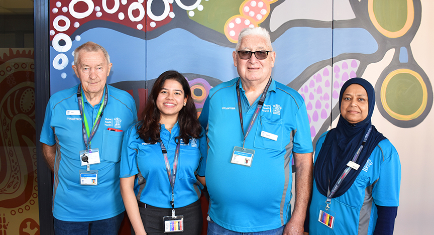 Volunteers at Eight Mile Plains Satellite Hospital